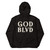 GOD BLVD - Black Lightweight Zip Up Windbreaker