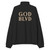 GOD BLVD - Recycled Tracksuit Jacket - White and Old Gold Stitching