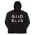 GOD BLVD - Up Front Logo - Black Lightweight Zip Up Windbreaker