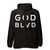 GOD BLVD - Up Front Logo - Black Lightweight Zip Up Windbreaker