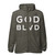 GOD BLVD - Up Front Logo - Graphite Lightweight Zip Up Windbreaker