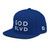 GOD BLVD - Royal Snapback (White Stitch)
