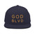 GOD BLVD - Snapback (Navy/Old Gold) 