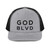 GOD BLVD - Trucker Cap 112 - Heather Gray/Black