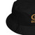 GOD BLVD - God Boulevard Black Organic Bucket Hat (Old Gold)