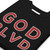 GOD BLVD - OG Logo - Black Sweatshirt (Red/White Embroidered)