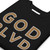 GOD BLVD - OG Logo - Black Sweatshirt (Old Gold/White Embroidered)