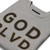 GOD BLVD - OG Logo - Carbon Grey Sweatshirt  (Black/Old Gold Embroidered)