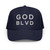 GOD BLVD - Foam Trucker Hat (Navy-White)