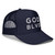 GOD BLVD - Foam Trucker Hat (Navy-White)