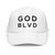 GOD BLVD - Foam Trucker Hat (White-Black)