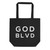 GOD BLVD - OG Logo - Black Eco Tote Bag