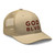 GOD BLVD - Khaki/Maroon Trucker Cap