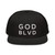 GOD BLVD - OG Logo - Snapback (Grey Under Visor)