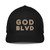 GOD BLVD - OG Logo - Old Gold/White - Closed-Back Trucker Cap