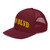 GOD BLVD - Arched - Trucker Cap - Cardinal/Gold