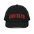 GOD BLVD - Arched - Black Trucker Cap - Red