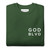 GOD BLVD - OG Logo - Forest Green Premium Sweatshirt - Front/Back Print