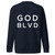 GOD BLVD - OG Logo - Navy Premium Sweatshirt - Front/Back