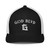 GOD BLVD - Arched G - Black/White - Closed-Back Trucker Cap