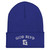 GOD BLVD - Arched G - Royal Cuffed Beanie - White Embroidered