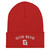 GOD BLVD - Arched G - Red Cuffed Beanie - White Embroidered