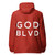 GOD BLVD - OG Logo - Red Camouflage Lightweight Zip Up Windbreaker