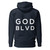 GOD BLVD - OG Logo - Navy Premium Hoodie - Front/Back Print