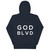 GOD BLVD - OG Logo - Navy Premium Hoodie - Front/Back Print