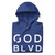 GOD BLVD - OG Logo - Blue Premium Hoodie