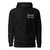 GOD BLVD - Black Premium Hoodie - White Print (Left Chest / Right Arm)