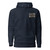 GOD BLVD - Kingdom - Left Chest Embroidered - Back Side Print - Navy Premium Hoodie