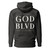 GOD BLVD - Kingdom - Left Chest Embroidered - Back Side Print - Charcoal Heather Hoodie