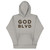 GOD BLVD - Embroidered OG Logo - Grey Premium Hoodie (Black/Old Gold)