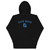 GOD BLVD - Embroidered Arched with Capital G - Black Premium Hoodie - Aqua Blue GOD BLVD - Embroidered Arched with Capital G - Black Premium Hoodie - Aqua Blue