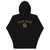 GOD BLVD - Arched with Capital G - Black Premium Hoodie - Old Gold Embroidered