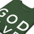 GOD BLVD - Fleece Pullover (White on Forest Green)