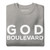 GOD BLVD - God Boulevard - Cardbon Grey Premium Sweatshirt (Black Print)