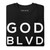 GOD BLVD - Fleece Pullover (Black/White)