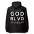 GOD BLVD - G Victory - Black Lightweight Zip Up Windbreaker