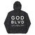 GOD BLVD - G Victory - Black Camouflage Lightweight Zip Up Windbreaker