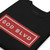 GOD BLVD - Red/White Embroidered Street Sign - Black Premium Sweatshirt