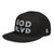 GOD BLVD - Black Snap Back - Grey/White - All Sides Embroidered - To God Be All The Glory