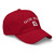 GOD BLVD - Arched G - Cranberry Red Dad Hat
