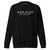 GOD BLVD - Black Premium Sweatshirt - Victory - White Embroidered