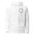 GOD BLVD - Miracircle - White Premium Hoodie - Front/Back Black Print