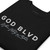 GOD BLVD - Black Premium Sweatshirt - Victory - White/Grey Embroidered 