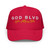 GOD BLVD - Victory - Red Foam Trucker Hat - White/Yellow Embroidered