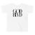 GOD BLVD - Secondary Logo - Toddler - White Short Sleeve Tee