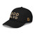 GOD BLVD - OG Logo - Black Organic Dad Hat - Old Gold/White Embroidered